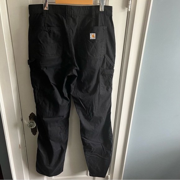 SOLD ‼️ Carhartt Loose fit SZ US 10 tall work pants cargos - Picture 2 of 12